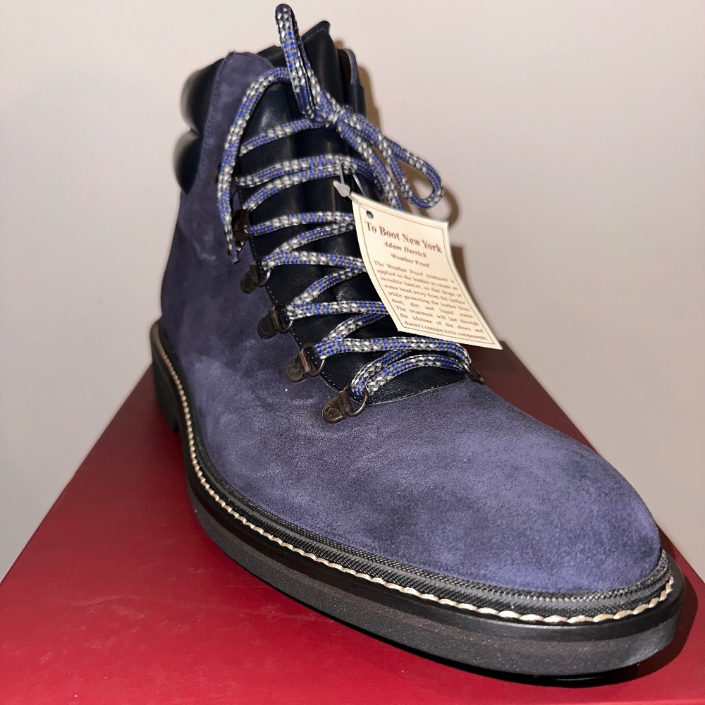 To Boot Blue Shoes